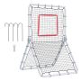 Baseball and Softball Rebound Net, 3.5x6 ft, Adjustable Angles