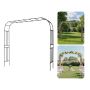 Metal garden gazebo 2.4x3.2x0.4 m, outdoor arch pergola