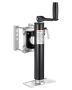 Trailer Jack, 2000 lbs, 10 inch, swivel with handle