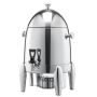 Stainless steel beverage dispenser 12 L with alcohol burner, ice tap