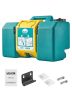Portable eyewash station, 30 L, green, OSHA approved