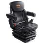 Universal tractor seat with suspension, armrests and seat belt