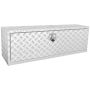 Aluminum diamond plate waterproof truck storage box 1219x430x460 mm