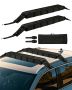 Soft 33-inch universal roof rack pad with 2 straps, 176 lbs load capacity
