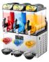 Commercial stainless steel frozen beverage machine, 15L x 3 tanks, 180 cups