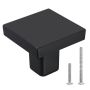 Cabinet handles, 30 mm, black zinc alloy, 10 pcs. per pack