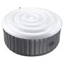 Inflatable round hot tub cover 164.5 cm, insulated, weatherproof, white