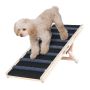 Foldable wooden dog and cat ramp, adjustable 38-56 cm, 100 cm long