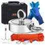 Magnetic fishing set, 635 kg pulling force, double-sided, with accessories