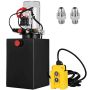 Hydraulic pump, double acting, 12 V, 3200 PSI, steel, for lifting dump trucks