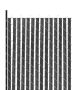 Privacy grille for chain link fence, HDPE, 6 feet, black