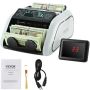 Money counter with UV, MG, IR, DD detection, LCD display