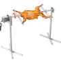 Electric barbecue with stainless steel grill, 116.8 cm