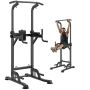 Power tower pull-up stand, level 10 pull-up bar, multifunctional fitness trainer