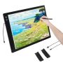Light board A2 LED rechargeable black with 6 brightness levels