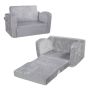 Children's convertible sofa bed, gray