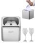 Glass cooler with LED light, instant, 8-10 seconds, single cup