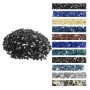High temperature fireplace glass, black, 12.7 mm