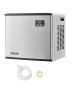 Commercial stainless steel ice maker, 181.4 kg/day, self-cleaning