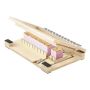 Wooden soap cutter with steel wire, 1 inch pieces, handmade