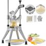 Professional commercial fruit and vegetable chopper, 0.95 cm blade, stainless steel, silver