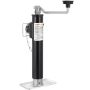Trailer jack 2000 lbs, swivel, 10 inch, pipe mount