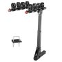 Bicycle carrier for car, 4 bicycles, adjustable, foldable