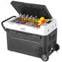 Portable car refrigerator, 12 V, 60 L, compressor, adjustable temperature