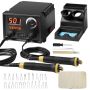 Wood burning stove set with adjustable temperature, pyrography tool set