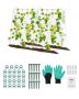Foldable metal cucumber trellis for climbing plants 35x55 cm