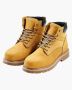 Men's work boots, steel toe, size 10.5, waterproof, non-slip, brown yellow