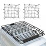 Roof rack with mesh, 64x50x4.1 cm, steel
