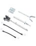 Adjustable transom boat guard 23.6-59 inches, composite, corrosion resistant