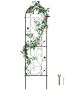 Garden trellis for climbing plants, 60 x 15 inches, stainless steel