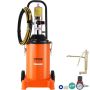 Pneumatic grease pump 12 L with hose and grease gun, 50:1