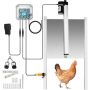 Automatic Chicken and Duck Door Opener Kit with Infrared, 12.6x11.8 inches