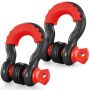 2 pcs 19 mm D-ring clamps with 22.2 mm threaded pin