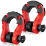 2 pcs. 19 mm D-shaped clamps with 22.2 mm screw pin, 30 t breaking strength
