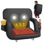 Heated portable stadium seat with vibration and pockets, 635 mm