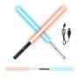 Luminous rechargeable sword toys, 2 pcs., RGB, sound modes