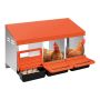 Chicken nest 3 compartments, metal, corrosion resistant, 15-30 inches