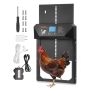 Automatic chicken coop door with LCD display, aluminum alloy