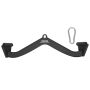 Pull-up attachment V-shaped, rubber-coated handle, for exercise machine