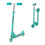 Scooter for children 3+ years, 2 wheels, adjustable, green