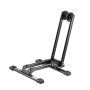 Alloy steel folding bike floor stand, black, 508-736.6 mm