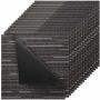 Reusable carpet tiles, 610x610 mm, grey, 24 pcs., modular carpet, 8.9 m²