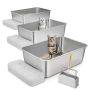 XL Stainless Steel Closed Cat Litter Box, 8 Inch, with Filter