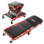 Folding Z-shaped garage mechanic chair, 91.4 cm, 136 kg load capacity