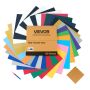 Heat transfer vinyl film set, 30 pcs., 30x30 cm, assorted colors