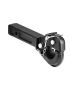 Pintle hook 20000 lbs, 2 inch military receiver, black, 15.6 inch.